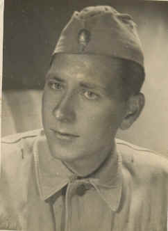 Mario Vidulich durante il servizio militare